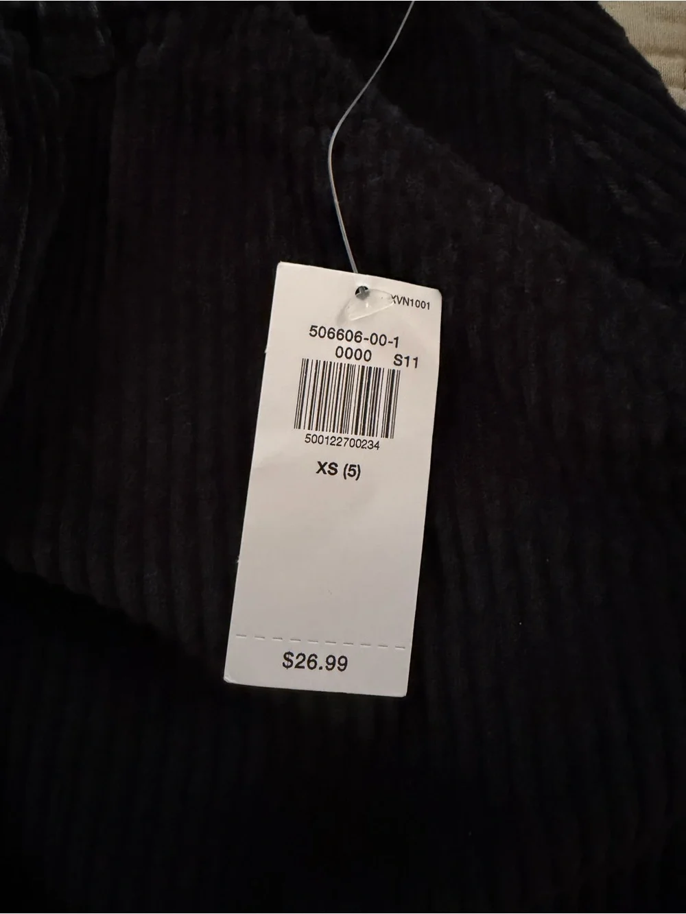 Kids Old Navy Black Corduroy Button-Front Mini Skirt